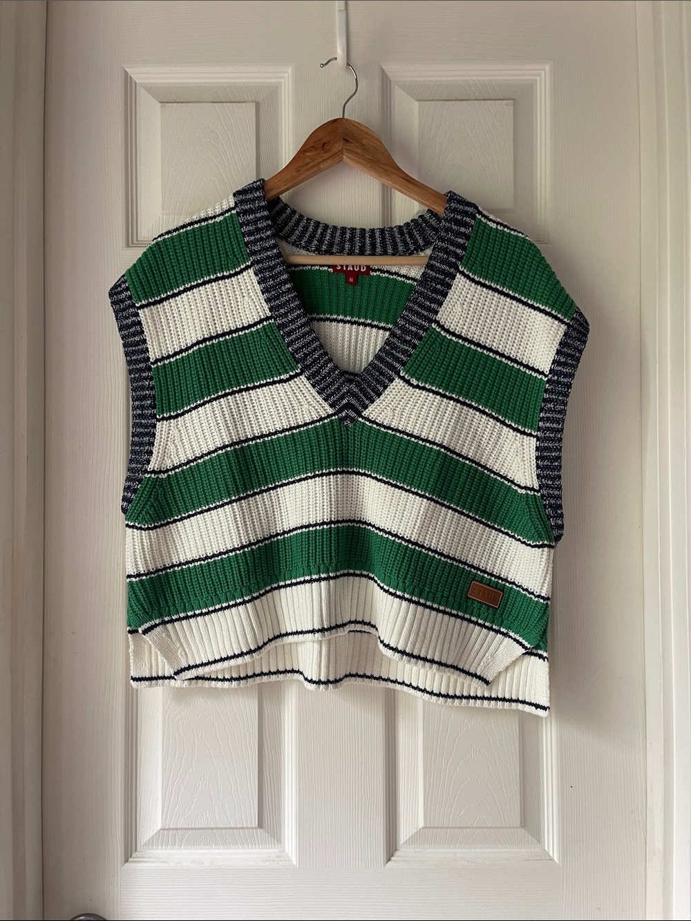 STAUD Americana Sweater in Bungalow Stripe